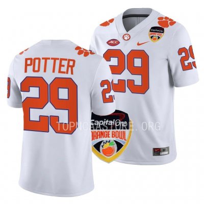 Clemson Tigers B.T. Potter Men's #29 2022-23 Orange Game College Football Jersey 2405IIBE5