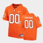 Clemson Tigers Custom Youth #00 Orange Game College Football Jersey 2405ZDLY1