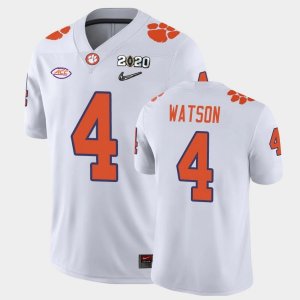 Clemson Tigers Deshaun Watson Men's #4 White Game 2020 Playoff College Football Jersey 2405LYXT7