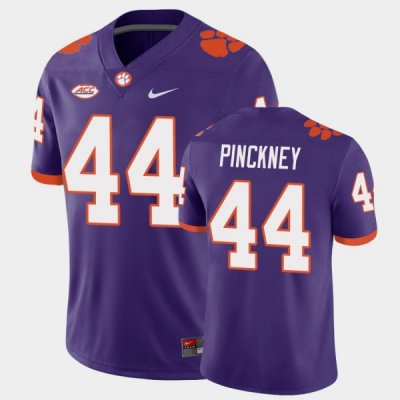 Clemson Tigers Nyles Pinckney Men's #44 Purple Game Playoff College Football Jersey 2405VIUF7