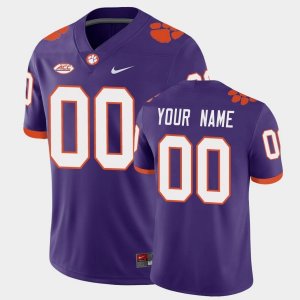 Clemson Tigers Custom Men's #00 Game Purple College Football Jersey 2405LBCF1