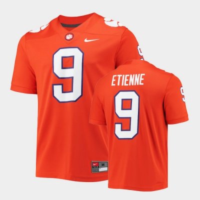 Clemson Tigers Travis Etienne Men's #9 Orange Game 2021 Draft Class College Football Jersey 2405OTIO4