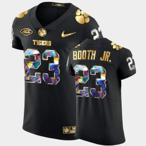 Clemson Tigers Andrew Booth Jr. Men's #23 Black Golden Edition Authentic College Football Jersey 2405EYKD1