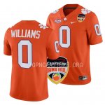 Clemson Tigers Antonio Williams Men's #0 2022 Bowl Orange Orange College Football Jersey 2405EBXJ4