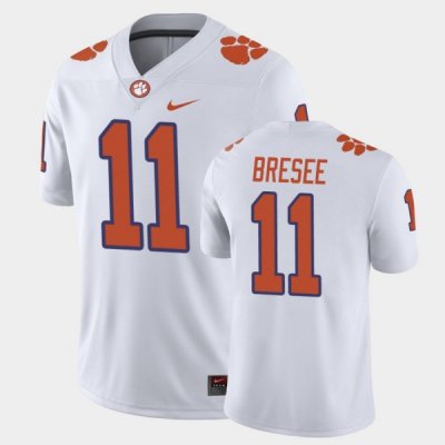 Clemson Tigers Bryan Bresee Men's #11 Game White College Football Jersey 2405NQDQ8