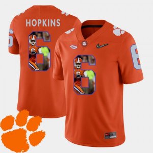 Clemson Tigers DeAndre Hopkins Men's #6 Pictorial Fashion Orange College Football Jersey 2405APMT7