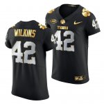 Clemson Tigers Christian Wilkins Men's #42 Black Golden Edition Authentic College Football Jersey 2405IWJZ1