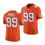 Clemson Tigers Clelin Ferrell Men's #99 Orange Game College Football Jersey 2405DFJJ7