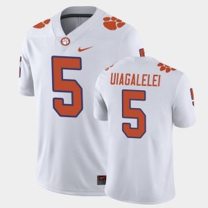 Clemson Tigers DJ Uiagalelei Men's #5 Game White College Football Jersey 2405OBNG4