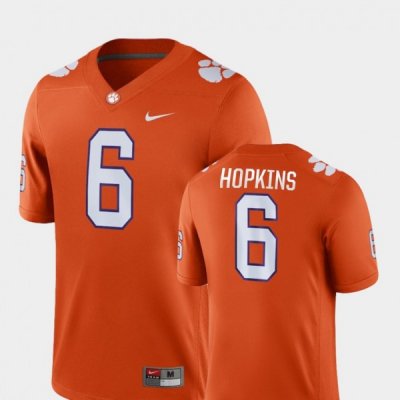 Clemson Tigers DeAndre Hopkins Men's #6 Game Orange College Football Jersey 2405KFPV1