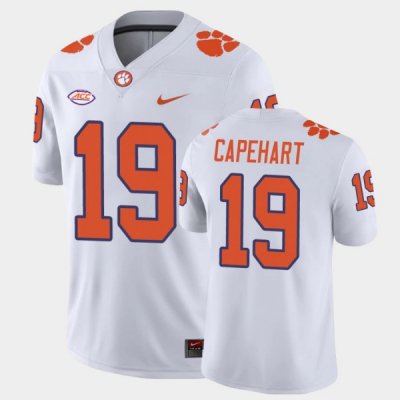 Clemson Tigers DeMonte Capehart Men's #19 Game White College Football Jersey 2405ECWR8