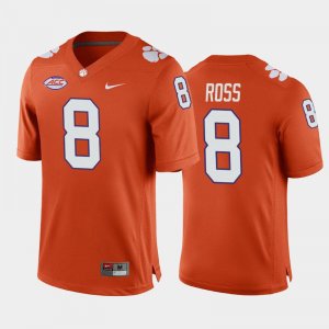 Clemson Tigers Justyn Ross Men's #8 Orange Game Home College Football Jersey 2405OUKK5