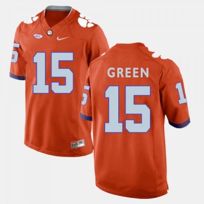 Clemson Tigers T.J. Green Men's #15 Orange College Football Jersey 2405HVBC1