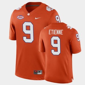 Clemson Tigers Travis Etienne Men's #9 Orange Game Home College Football Jersey 2405OZMD2