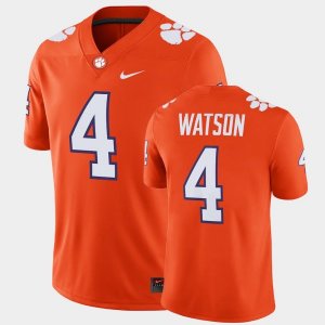 Clemson Tigers Deshaun Watson Men's #4 Game Orange College Football Jersey 2405AUWW3