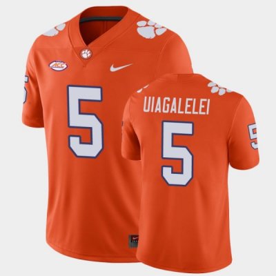 Clemson Tigers DJ Uiagalelei Men's #5 Game Orange College Football Jersey 2405BPCJ8