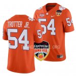 Clemson Tigers Jeremiah Trotter Jr. Men's #54 2022 Bowl Orange Orange College Football Jersey 2405UOYO1