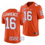 Clemson Tigers Trevor Lawrence Men's #16 2022-23 Orange Game College Football Jersey 2405SDPH4