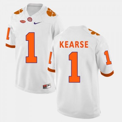 Clemson Tigers Jayron Kearse Men's #1 White College Football Jersey 2405HADB3