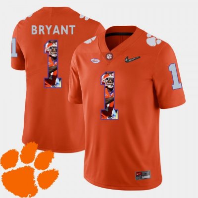 Clemson Tigers Martavis Bryant Men's #1 Pictorial Fashion Orange College Football Jersey 2405NIQK5