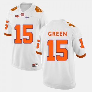 Clemson Tigers T.J. Green Men's #15 White College Football Jersey 2405FHXM0