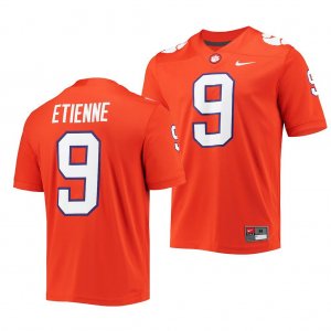 Clemson Tigers Travis Etienne Men's #9 Orange Game 2021 Draft Class College Football Jersey 2405DMBA8