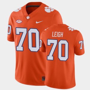 Clemson Tigers Tristan Leigh Men's #70 Game Orange College Football Jersey 2405HNDC5