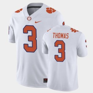 Clemson Tigers Xavier Thomas Men's #3 Game White College Football Jersey 2405MAJH0