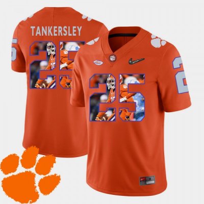 Clemson Tigers Cordrea Tankersley Men's #25 Pictorial Fashion Orange College Football Jersey 2405YXTL7