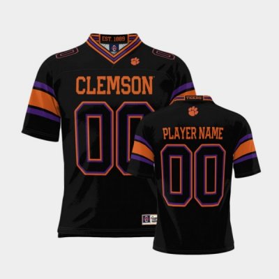 Clemson Tigers Custom Men's #00 Black NIL College Football Jersey 2405TXFC1