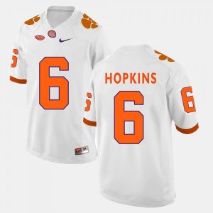 Clemson Tigers DeAndre Hopkins Men's #6 White College Football Jersey 2405RGDR4