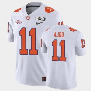 Clemson Tigers Ajou Ajou Men's #11 White Game 2020 Playoff College Football Jersey 2405ZDPL0