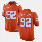 Clemson Tigers Bradley Pinion Men's #92 Orange College Football Jersey 2405FLCU5