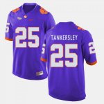 Clemson Tigers Cordrea Tankersley Men's #25 Purple College Football Jersey 2405QQBR8