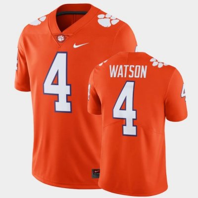 Clemson Tigers Deshaun Watson Men's #4 Limited Orange College Football Jersey 2405VVCJ6