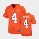 Clemson Tigers Deshaun Watson Youth #4 Untouchable Replica Orange College Football Jersey 2405GEFK7