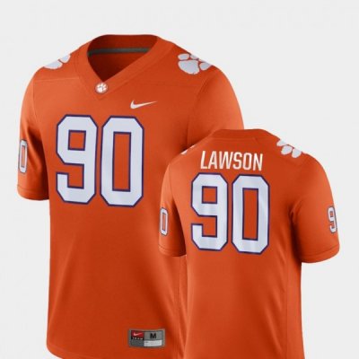 Clemson Tigers Shaq Lawson Men's #90 Game Orange College Football Jersey 2405WAZV5