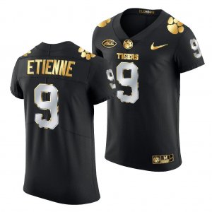 Clemson Tigers Travis Etienne Men's #9 Black Golden Edition Authentic College Football Jersey 2405NAFO3