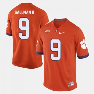 Clemson Tigers Wayne Gallman II Men's #9 Orange College Football Jersey 2405THXN5