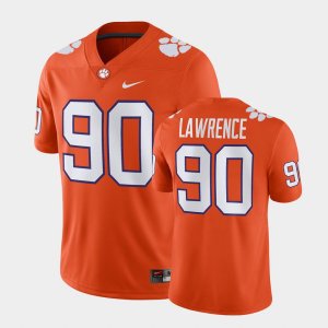 Clemson Tigers Dexter Lawrence Men's #90 Orange Game Alumni College Football Jersey 2405ZUGP1