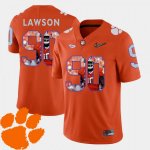 Clemson Tigers Shaq Lawson Men's #90 Pictorial Fashion Orange College Football Jersey 2405FWXS4