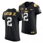 Clemson Tigers Frank Ladson Jr. Men's #2 Black Golden Edition Authentic College Football Jersey 2405JDQT7