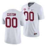 Clemson Tigers Custom Men's #00 White Game Away College Football Jersey 2405GAGP3