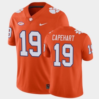 Clemson Tigers DeMonte Capehart Men's #19 Game Orange College Football Jersey 2405SIQS0