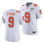 Clemson Tigers Travis Etienne Men's #9 White Game 2020 Playoff College Football Jersey 2405DJQJ8