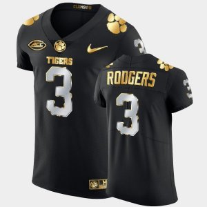 Clemson Tigers Amari Rodgers Men's #3 Golden Edition Black Authentic 2020-21 College Football Jersey 2405JQGT6