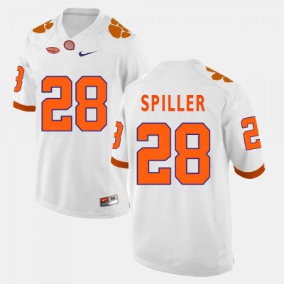 Clemson Tigers C.J. Spiller Men's #28 White College Football Jersey 2405OEBF8