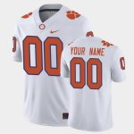 Clemson Tigers Custom Men's #00 Game White College Football Jersey 2405XPVC6