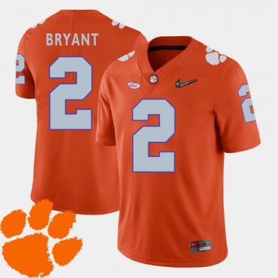 Clemson Tigers Kelly Bryant Men's #2 Orange 2018 ACC College Football Jersey 2405QURD0