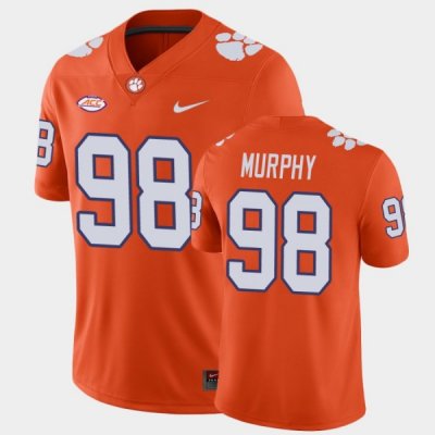 Clemson Tigers Myles Murphy Men's #98 Game Orange College Football Jersey 2405IINV3